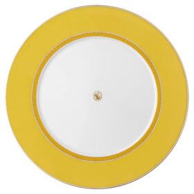 Porcelánový talíř Signum, žlutý