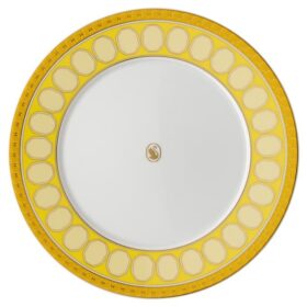 Porcelánový talíř Signum, žlutý