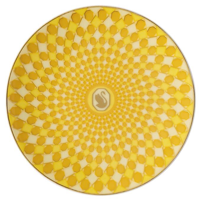 Porcelánový talíř Signum, malý, žlutý Porcelánový talíř Signum, malý, žlutý