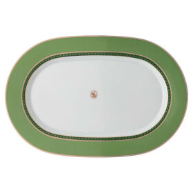 Porcelánový talíř Signum, malý, zelený