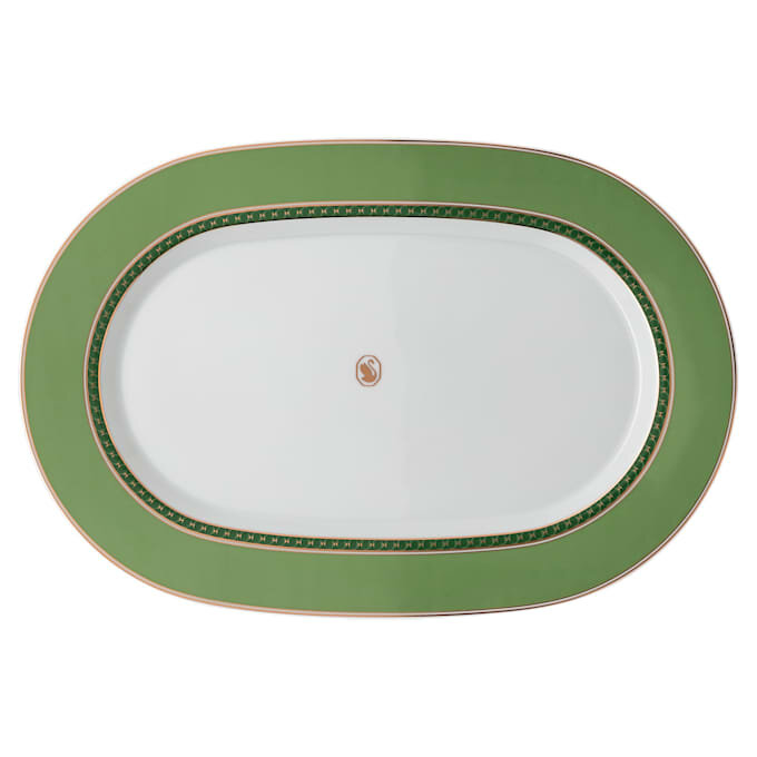 Porcelánový talíř Signum, malý, zelený Porcelánový talíř Signum, malý, zelený