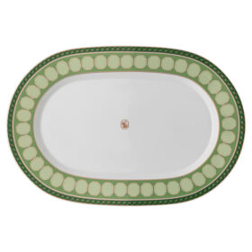 Porcelánový talíř Signum, velký, zelený