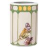 Porcelánová váza Idyllia, motiv s krystalovým potiskem, kakadu, malá, vícebarevná Porcelánová váza Idyllia, motiv s krystalovým potiskem, kakadu, malá, vícebarevná