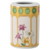 Porcelánová váza Idyllia, motiv s krystaly, květina, žlutá Porcelánová váza Idyllia, motiv s krystaly, květina, žlutá