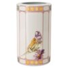 Porcelánová váza Idyllia s motivem krystalů, pták, vícebarevná Porcelánová váza Idyllia s motivem krystalů, pták, vícebarevná