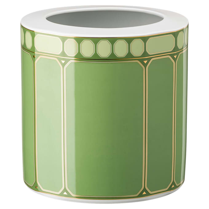Porcelánová váza Signum, široká, zelená Porcelánová váza Signum, široká, zelená
