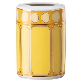 Porcelánová váza Signum, malá, žlutá