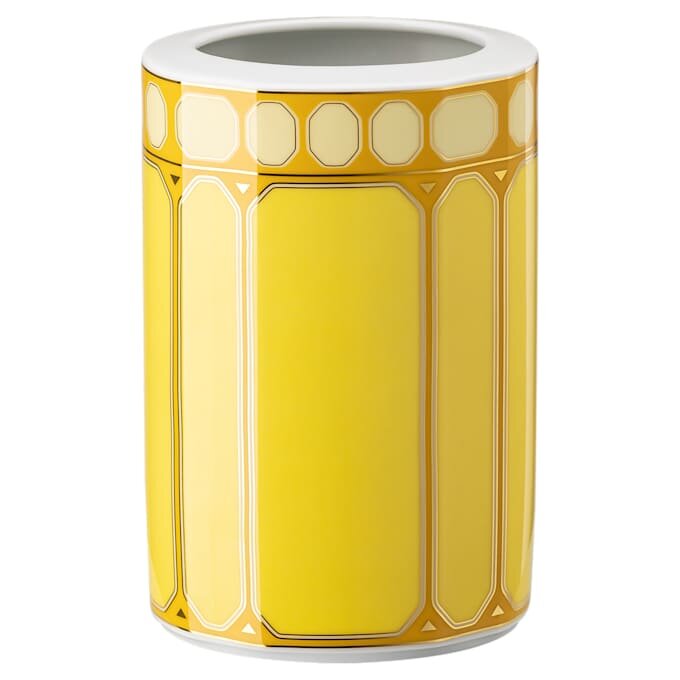 Porcelánová váza Signum, střední, žlutá Porcelánová váza Signum, střední, žlutá