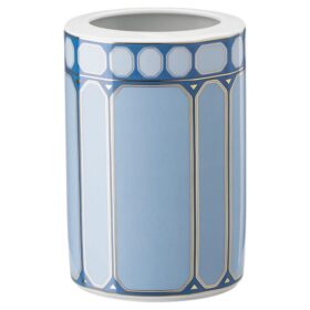 Porcelánová váza Signum, střední, modrá