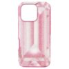 Pouzdro na smartphone s motivem krystalů, iPhone® 16 Pro, růžové Pouzdro na smartphone s motivem krystalů, iPhone® 16 Pro, růžové
