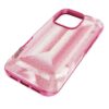 Pouzdro na smartphone s motivem krystalů, iPhone® 16 Pro, růžové Pouzdro na smartphone s motivem krystalů, iPhone® 16 Pro, růžové