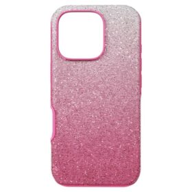 Pouzdro na smartphone s výrazným barevným přechodem, iPhone® 16 Pro, růžové