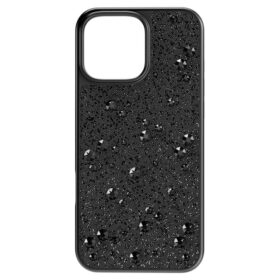 Pouzdro na smartphone s výrazným rozptýleným vzorem, iPhone® 16 Pro Max, černé