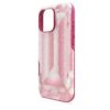 Pouzdro na smartphone s vysokým krytem a krystalovým potiskem, iPhone® 16 Pro Max, růžové
