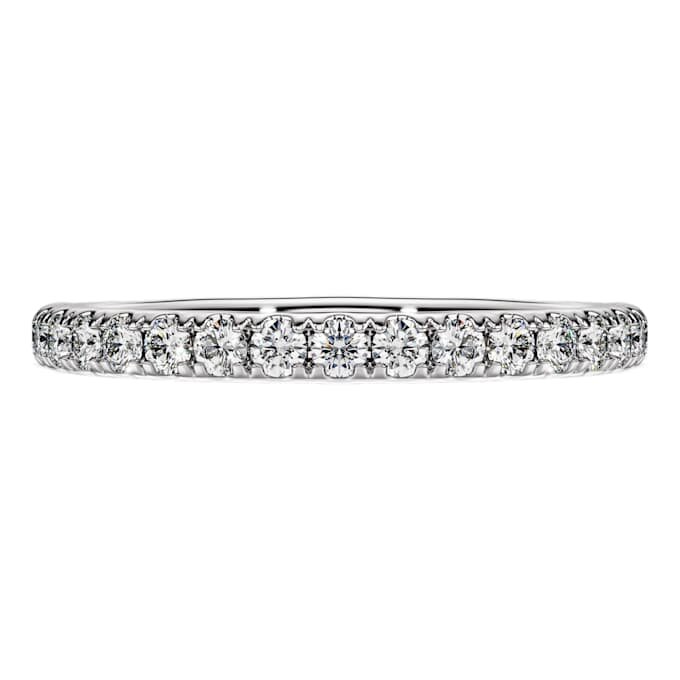 Prsten Eternity Band s diamanty vypěstovanými v laboratoři, celkem 0,4 karátu, kulatý tvar, stříbro Prsten Eternity Band s diamanty vypěstovanými v laboratoři, celkem 0,4 karátu, kulatý tvar, stříbro