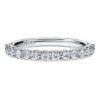 Prsten Eternity Band s diamanty vypěstovanými v laboratoři, celkem 0,5 karátu, kulatý tvar, 14karátové bílé zlato Prsten Eternity Band s diamanty vypěstovanými v laboratoři, celkem 0,5 karátu, kulatý tvar, 14karátové bílé zlato