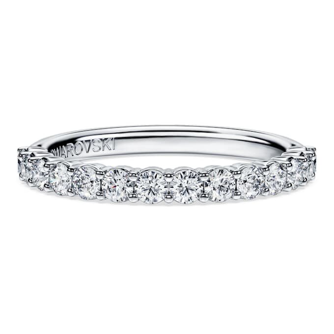 Prsten Eternity Band s diamanty vypěstovanými v laboratoři, celkem 0,5 karátu, kulatý tvar, 14karátové bílé zlato Prsten Eternity Band s diamanty vypěstovanými v laboratoři, celkem 0,5 karátu, kulatý tvar, 14karátové bílé zlato