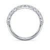 Prsten Eternity Band s diamanty vypěstovanými v laboratoři, celkem 0,5 karátu, kulatý tvar, 14karátové bílé zlato Prsten Eternity Band s diamanty vypěstovanými v laboratoři, celkem 0,5 karátu, kulatý tvar, 14karátové bílé zlato
