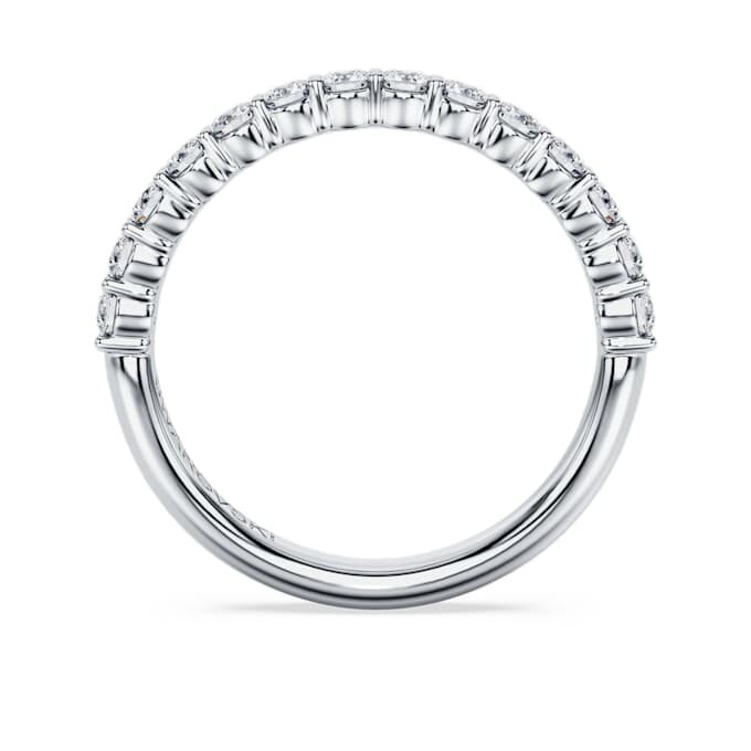Prsten Eternity Band s diamanty vypěstovanými v laboratoři, celkem 0,5 karátu, kulatý tvar, 14karátové bílé zlato Prsten Eternity Band s diamanty vypěstovanými v laboratoři, celkem 0,5 karátu, kulatý tvar, 14karátové bílé zlato