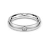 Prsten Eternity Band s diamanty vypěstovanými v laboratoři, celková hmotnost 0,05 karátů, kulatý tvar, 14karátové bílé zlato Prsten Eternity Band s diamanty vypěstovanými v laboratoři, celková hmotnost 0,05 karátů, kulatý tvar, 14karátové bílé zlato