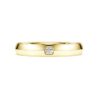 Prsten Eternity Band s diamanty vypěstovanými v laboratoři, celková hmotnost 0,05 karátů, kulatý tvar, 14karátové žluté zlato