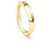Prsten Eternity Band s diamanty vypěstovanými v laboratoři, celková hmotnost 0,05 karátů, kulatý tvar, 14karátové žluté zlato
