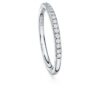 Prsten Eternity Band s laboratorně vypěstovanými diamanty o celkové hmotnosti 0,2 karátů, kulatý tvar, 14karátové bílé zlato