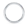 Prsten Eternity Band s laboratorně vypěstovanými diamanty o celkové hmotnosti 0,2 karátů, kulatý tvar, 14karátové bílé zlato