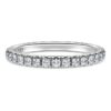 Prsten Eternity s diamanty vypěstovanými v laboratoři, celková hmotnost 0,4 Ct, kulatý tvar, 14K bílé zlato