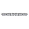 Prsten Eternity s diamanty vypěstovanými v laboratoři, celková hmotnost 0,4 Ct, kulatý tvar, 14K bílé zlato