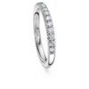 Prsten Eternity s diamanty vypěstovanými v laboratoři, celková hmotnost 0,4 Ct, kulatý tvar, 14K bílé zlato