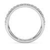Prsten Eternity s diamanty vypěstovanými v laboratoři, celková hmotnost 0,4 Ct, kulatý tvar, 14K bílé zlato