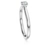 Prsten Eternity Solitaire s diamanty vypěstovanými v laboratoři, celkem 0,25 karátu, kulatý tvar, stříbro 925