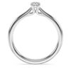 Prsten Eternity Solitaire s diamanty vypěstovanými v laboratoři, celkem 0,25 karátu, kulatý tvar, stříbro 925