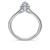 Prsten Eternity Solitaire s diamanty vypěstovanými v laboratoři, celkem 1 karát, hruškový tvar, 14karátové bílé zlato Prsten Eternity Solitaire s diamanty vypěstovanými v laboratoři, celkem 1 karát, hruškový tvar, 14karátové bílé zlato