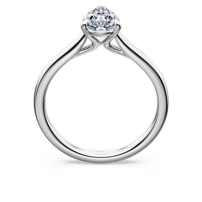 Prsten Eternity Solitaire s diamanty vypěstovanými v laboratoři, celkem 1 karát, hruškový tvar, 14karátové bílé zlato Prsten Eternity Solitaire s diamanty vypěstovanými v laboratoři, celkem 1 karát, hruškový tvar, 14karátové bílé zlato