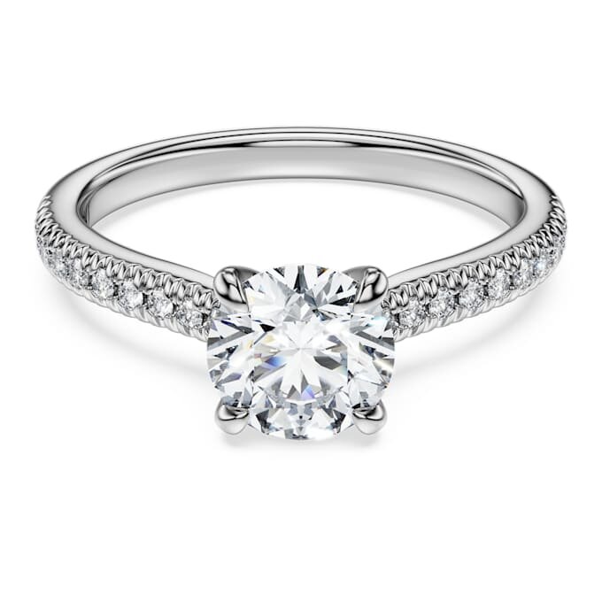 Prsten Eternity Solitaire s diamanty vypěstovanými v laboratoři, celková hmotnost 1,2 Ct, kulatý tvar, 14K bílé zlato Prsten Eternity Solitaire s diamanty vypěstovanými v laboratoři, celková hmotnost 1,2 Ct, kulatý tvar, 14K bílé zlato