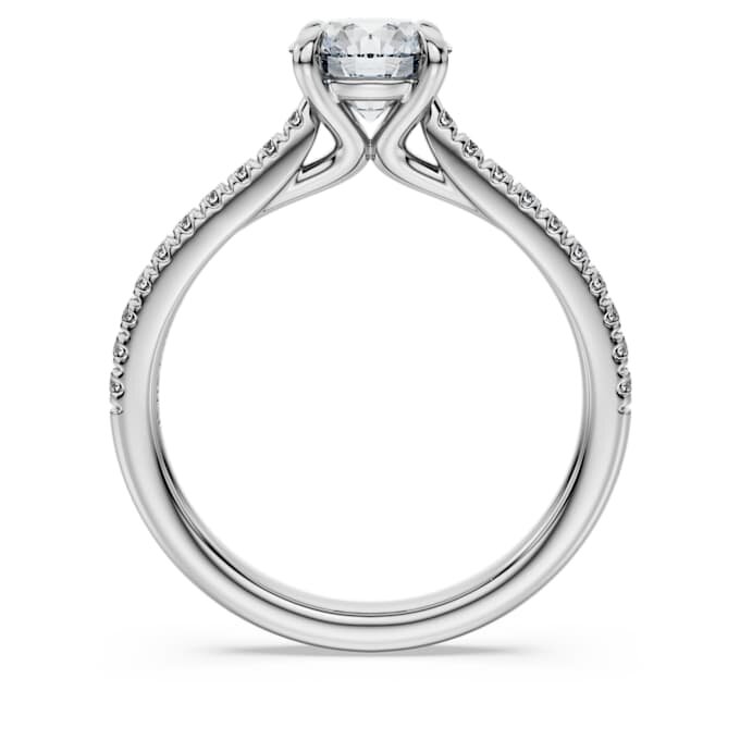 Prsten Eternity Solitaire s diamanty vypěstovanými v laboratoři, celková hmotnost 1,2 Ct, kulatý tvar, 14K bílé zlato Prsten Eternity Solitaire s diamanty vypěstovanými v laboratoři, celková hmotnost 1,2 Ct, kulatý tvar, 14K bílé zlato