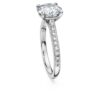 Prsten Eternity Solitaire s diamanty vypěstovanými v laboratoři, celková hmotnost 2,2 Ct, kulatý tvar, 14K bílé zlato Prsten Eternity Solitaire s diamanty vypěstovanými v laboratoři, celková hmotnost 2,2 Ct, kulatý tvar, 14K bílé zlato