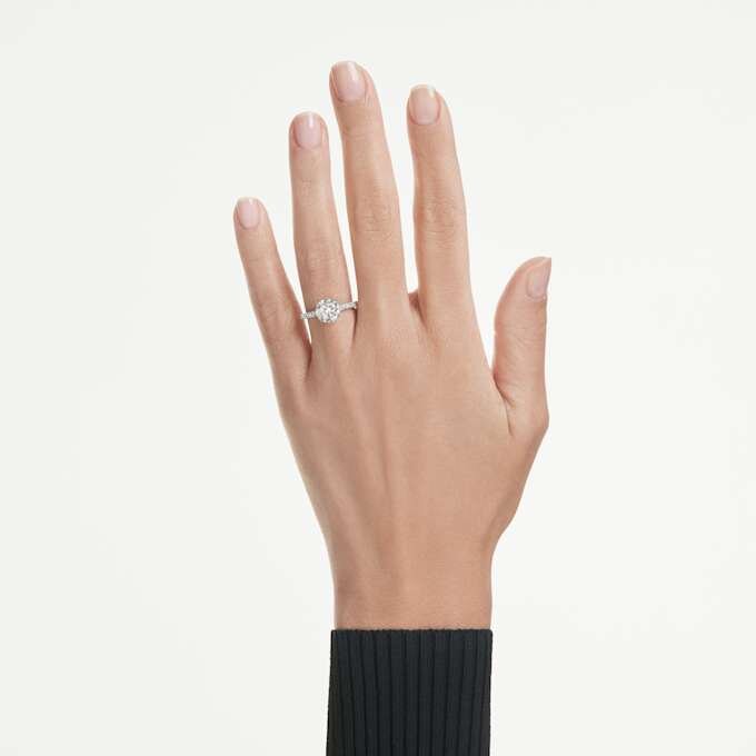 Prsten Eternity Solitaire s diamanty vypěstovanými v laboratoři, celková hmotnost 2,25 Ct, kulatý tvar, 14K bílé zlato Prsten Eternity Solitaire s diamanty vypěstovanými v laboratoři, celková hmotnost 2,25 Ct, kulatý tvar, 14K bílé zlato