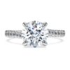 Prsten Eternity Solitaire s diamanty vypěstovanými v laboratoři, celková hmotnost 2,25 Ct, kulatý tvar, 14K bílé zlato Prsten Eternity Solitaire s diamanty vypěstovanými v laboratoři, celková hmotnost 2,25 Ct, kulatý tvar, 14K bílé zlato