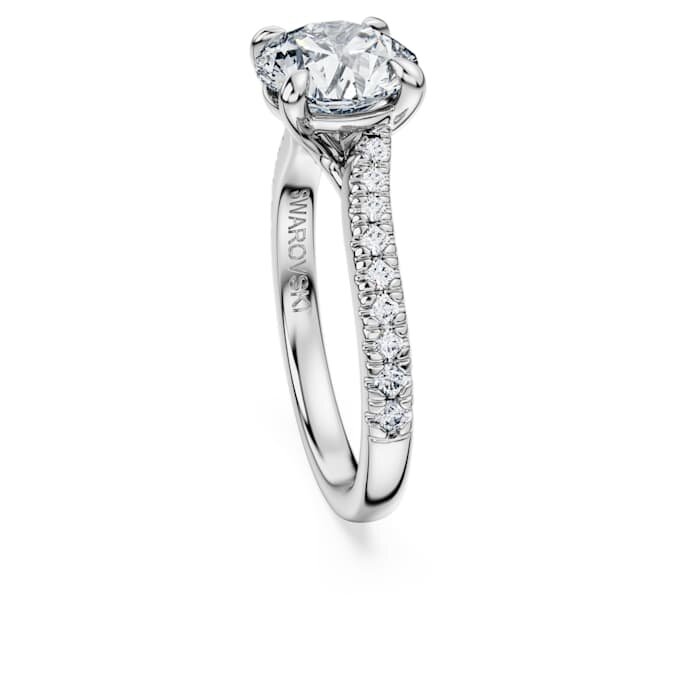 Prsten Eternity Solitaire s diamanty vypěstovanými v laboratoři, celková hmotnost 2,25 Ct, kulatý tvar, 14K bílé zlato Prsten Eternity Solitaire s diamanty vypěstovanými v laboratoři, celková hmotnost 2,25 Ct, kulatý tvar, 14K bílé zlato