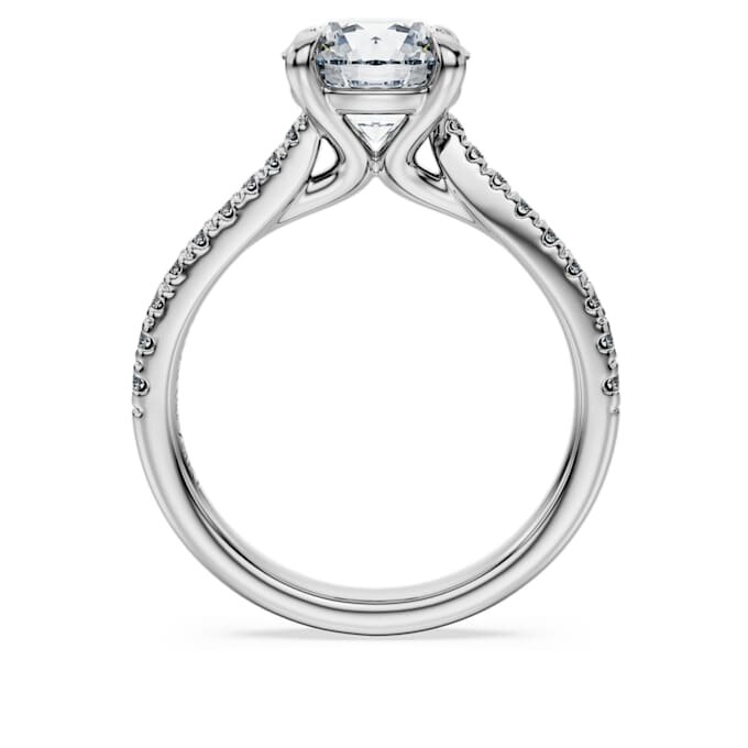 Prsten Eternity Solitaire s diamanty vypěstovanými v laboratoři, celková hmotnost 2,25 Ct, kulatý tvar, 14K bílé zlato Prsten Eternity Solitaire s diamanty vypěstovanými v laboratoři, celková hmotnost 2,25 Ct, kulatý tvar, 14K bílé zlato