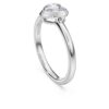 Prsten Eternity Solitaire s diamanty vypěstovanými v laboratoři o celkové hmotnosti 0,5 karátu, ve tvaru srdce, ze stříbra