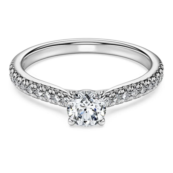 Prsten Eternity Solitaire s laboratorně vypěstovanými diamanty o celkové hmotnosti 0,7 karátu, kulatý tvar, 14karátové bílé zlato Prsten Eternity Solitaire s laboratorně vypěstovanými diamanty o celkové hmotnosti 0,7 karátu, kulatý tvar, 14karátové bílé zlato