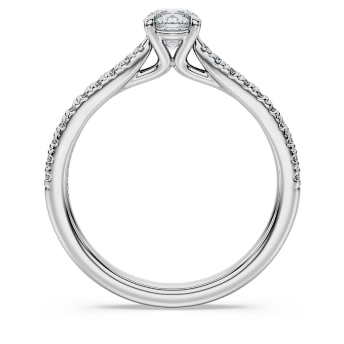 Prsten Eternity Solitaire s laboratorně vypěstovanými diamanty o celkové hmotnosti 0,7 karátu, kulatý tvar, 14karátové bílé zlato Prsten Eternity Solitaire s laboratorně vypěstovanými diamanty o celkové hmotnosti 0,7 karátu, kulatý tvar, 14karátové bílé zlato