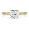 Prsten Eternity Solitaire s laboratorně vypěstovanými diamanty o celkové hmotnosti 1,2 karátu, kulatý tvar, 14karátové žluté zlato Prsten Eternity Solitaire s laboratorně vypěstovanými diamanty o celkové hmotnosti 1,2 karátu, kulatý tvar, 14karátové žluté zlato