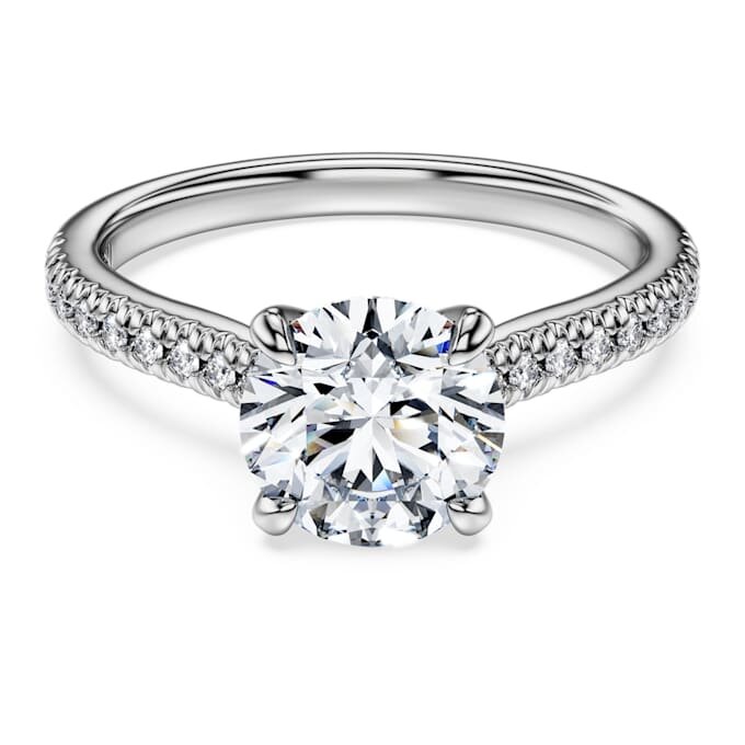 Prsten Eternity Solitaire s laboratorně vypěstovanými diamanty o celkové hmotnosti 1,7 karátů, kulatý tvar, 14karátové bílé zlato Prsten Eternity Solitaire s laboratorně vypěstovanými diamanty o celkové hmotnosti 1,7 karátů, kulatý tvar, 14karátové bílé zlato