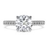 Prsten Eternity Solitaire s laboratorně vypěstovanými diamanty o celkové hmotnosti 1,7 karátů, kulatý tvar, 14karátové bílé zlato Prsten Eternity Solitaire s laboratorně vypěstovanými diamanty o celkové hmotnosti 1,7 karátů, kulatý tvar, 14karátové bílé zlato