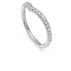 Prsten Eternity V Band s diamanty vypěstovanými v laboratoři, celkem 0,25 karátu, kulatý tvar, 14K bílé zlato Prsten Eternity V Band s diamanty vypěstovanými v laboratoři, celkem 0,25 karátu, kulatý tvar, 14K bílé zlato